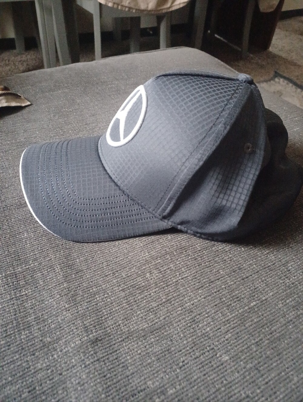 Mercedes Embroidered Logo Baseball Cap in - Picture 2 of 3